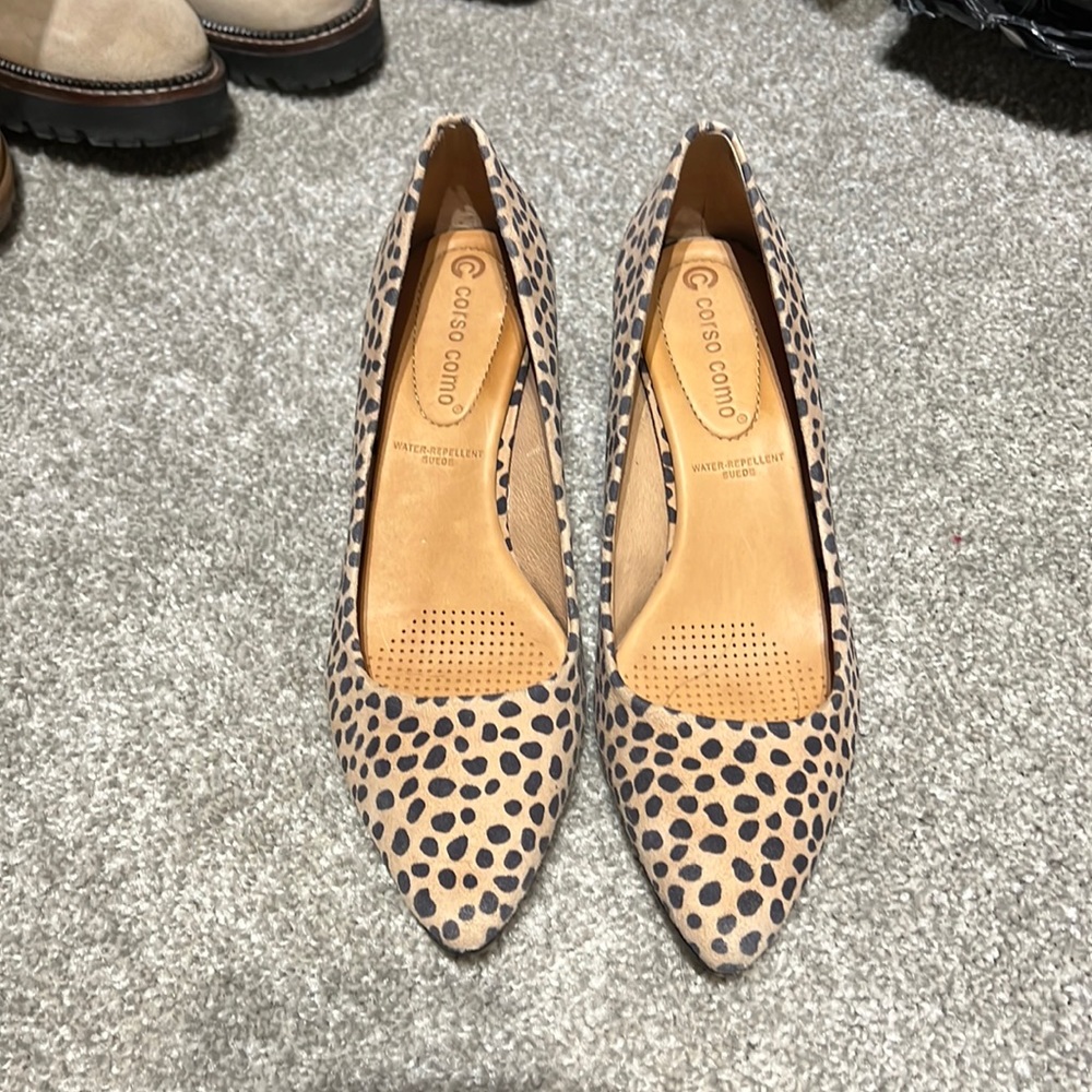 Black and Tan Heels